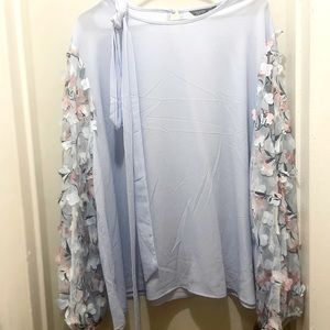 Plus size floral top